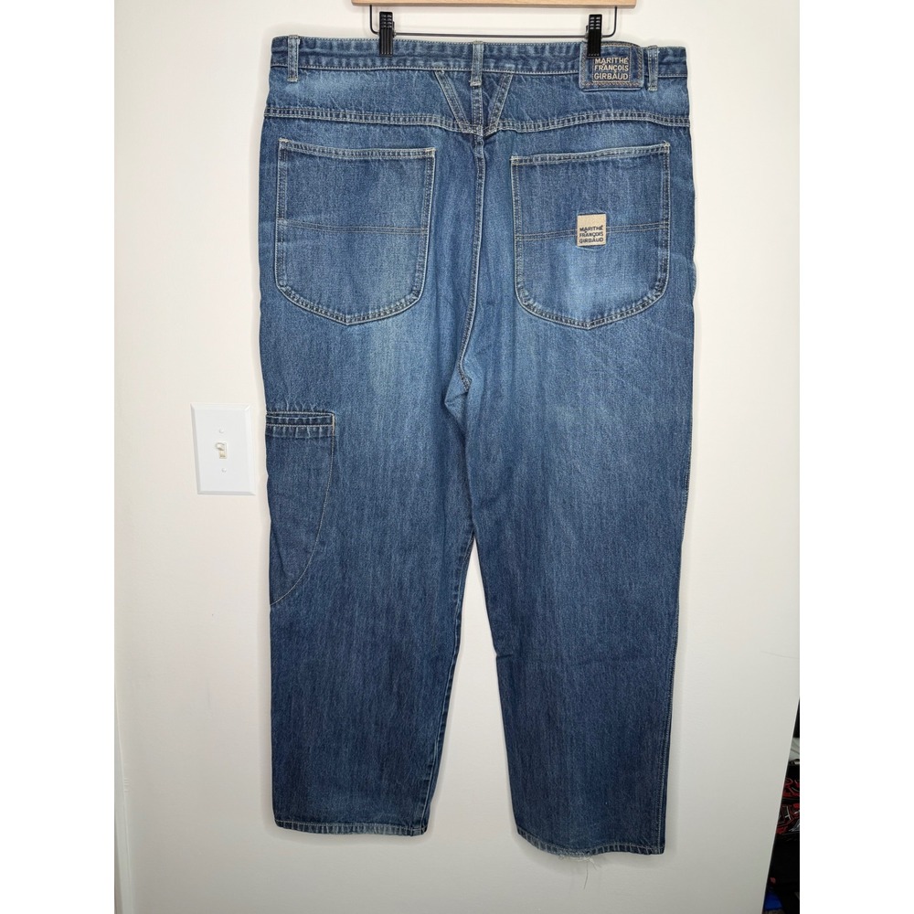 Marithe Francois Girbaud Vintage Baggy Hip Hop Jeans Mens 42M Blue Denim 90s